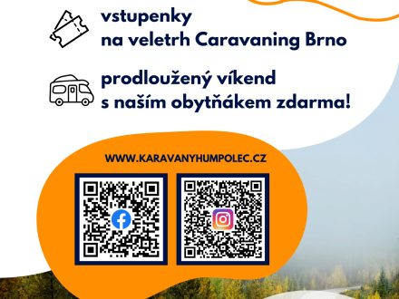 SOUTĚŽ O VOLNÉ VSTUPENKY NA CARAVANING BRNO 2024